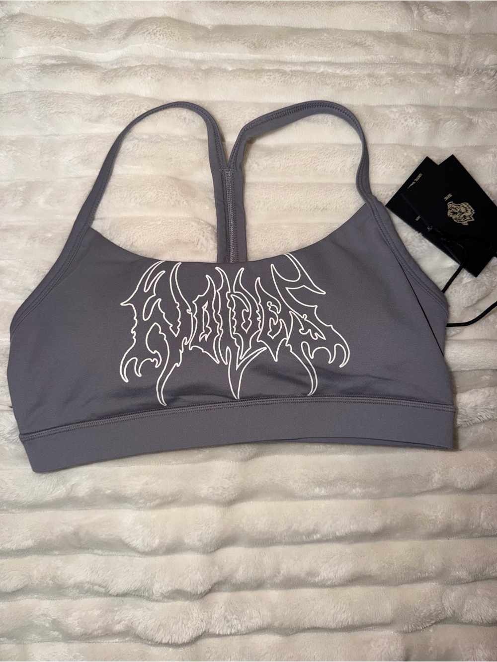 Darc Sport Sports Bra with White Graphic Size Small